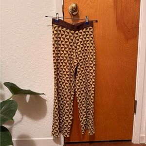 Zara Geometric Sweater Pants